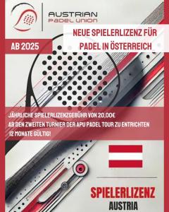 Die neue Spielerlizenz für Padel in Österreich - Austria Padel Union